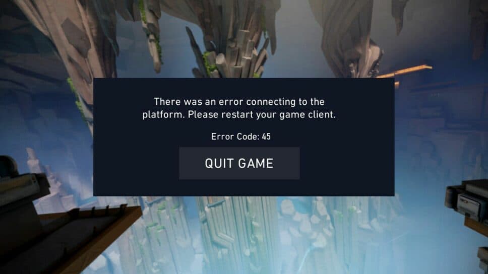 How to Fix Error Code 45 in VALORANT cover image