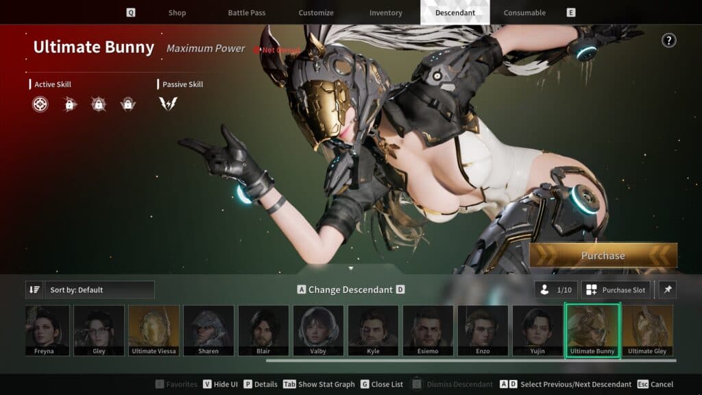 Ultimate Bunny can either be crafted with materials or purchased via the Shop