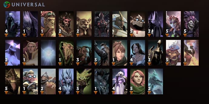 Universal Heroes (Image via Valve Corporation)