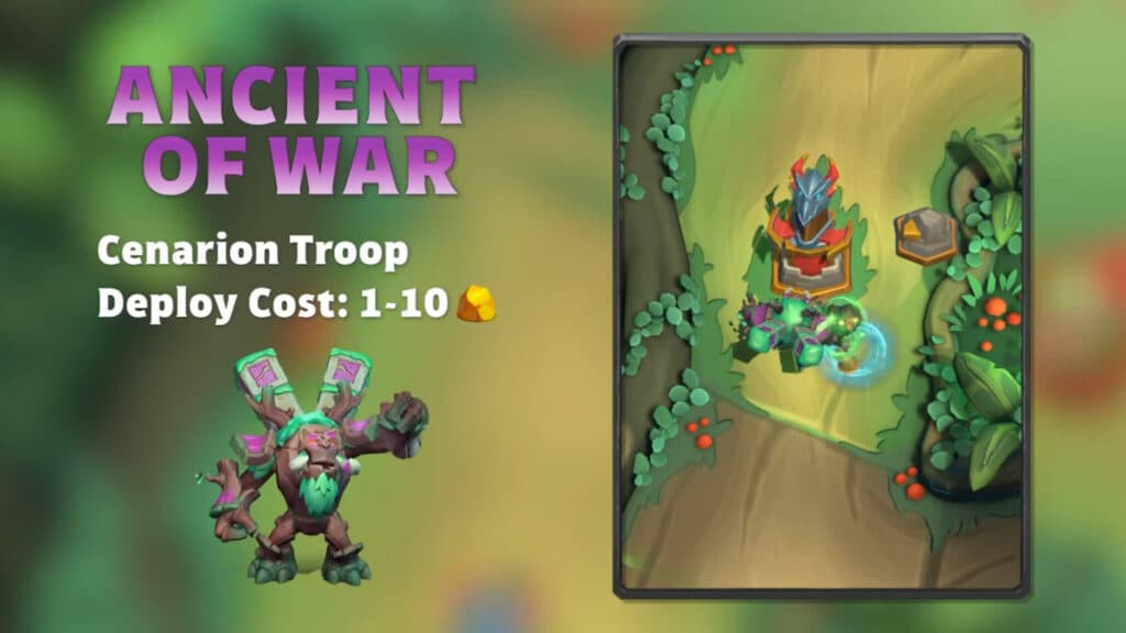 Warcraft Rumble Ancient of War gameplay screenshot (Image via Blizzard Entertainment)