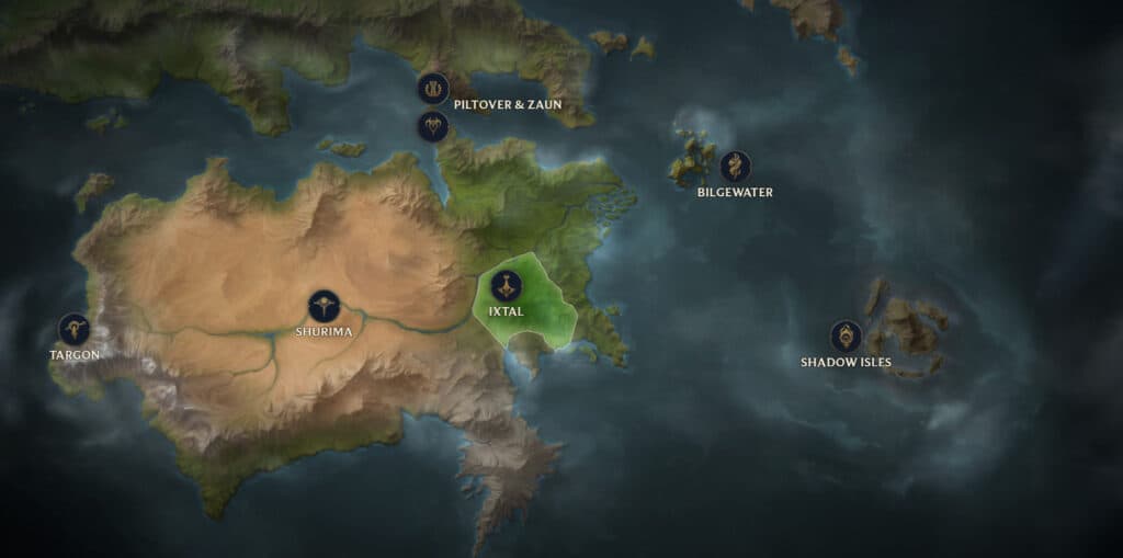 Ixtal location (Image via Riot Gam