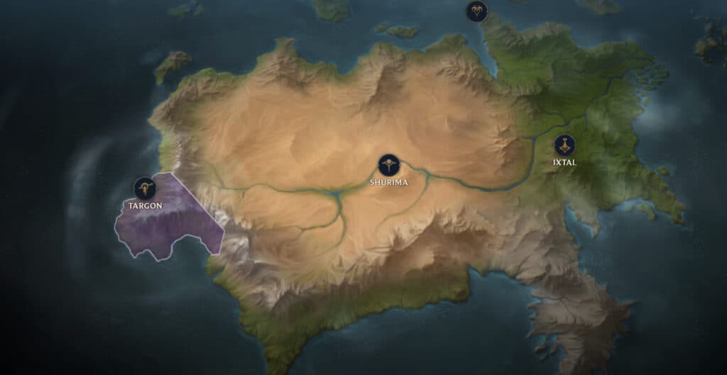 Targon location (Image via Riot Games)