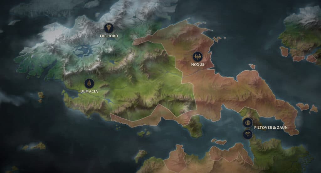 Noxus location (Image via Riot Games)