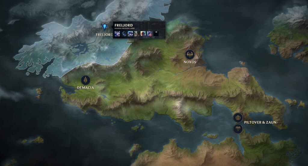 Freljord location (Image via Riot Games)