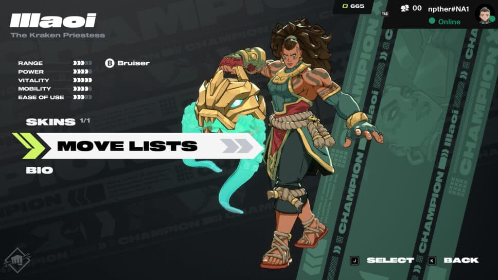 2XKO Illaoi move list, specials, supers, and more cover image