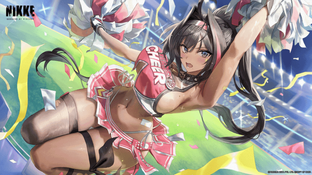 NIKKE Bay cheerleader wallpaper