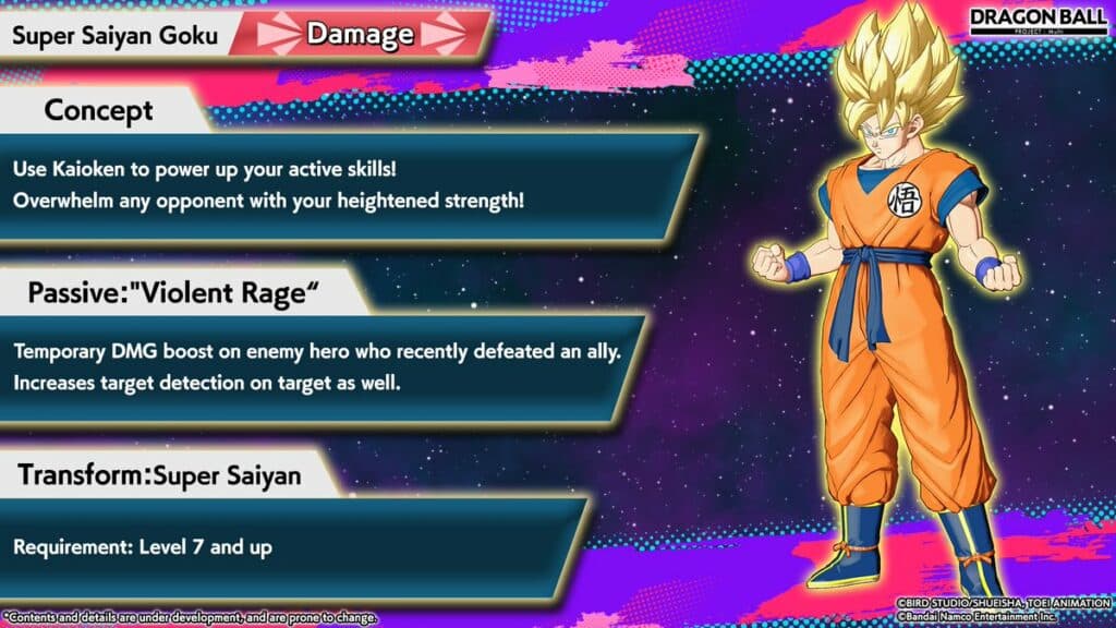 Super Saiyan Goku details