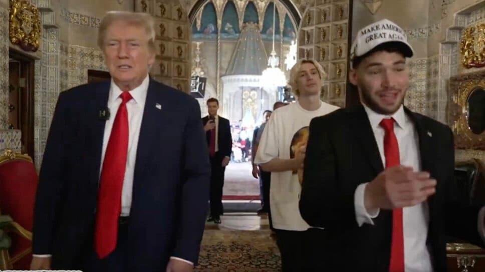 Adin Ross goes live with Donald Trump; Gives former US President a Cybertruck cover image