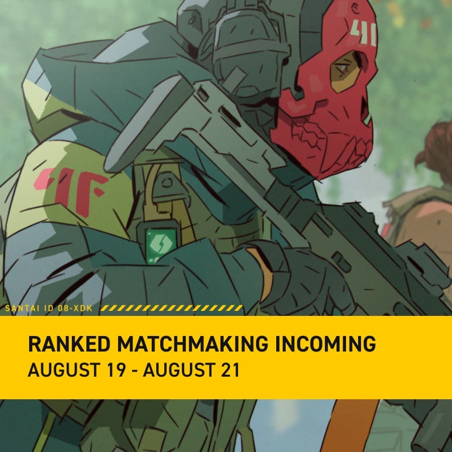 Here's the announcement graphic from Spectre Divide's X account regarding its Ranked mode (Image via Mountaintop Studios)