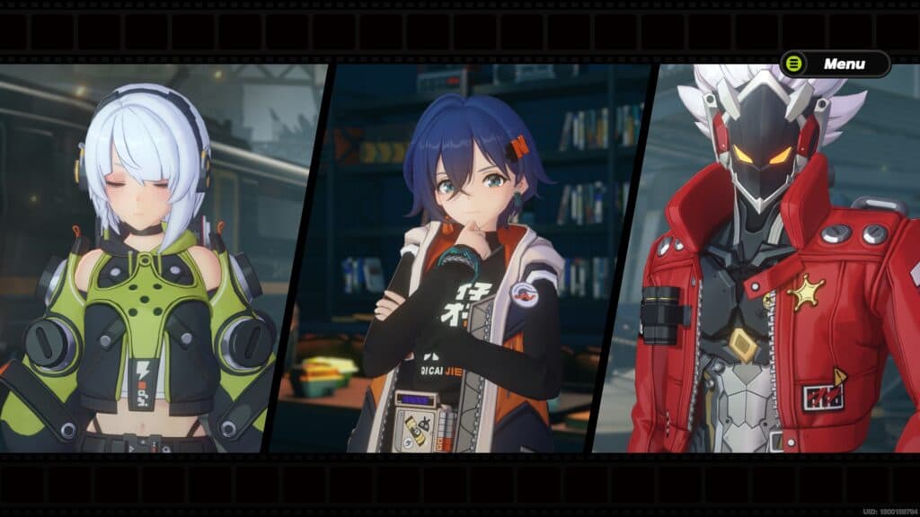 Anby Demara, Belle, and Billy Kid screenshot (Image via esports.gg)