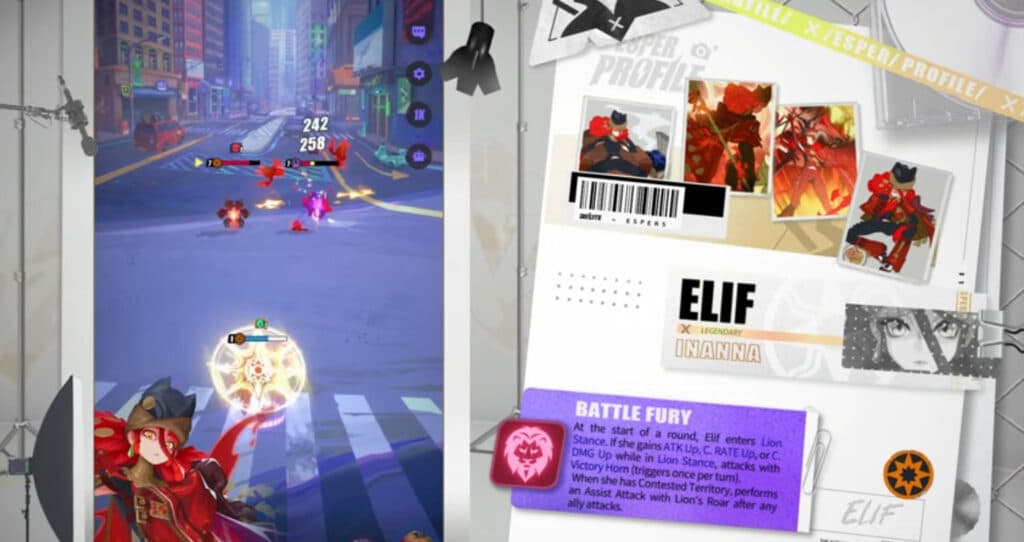 Elif's Battle Fury ability (Image via Lilith Games)