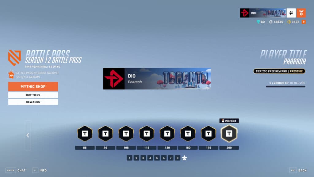 Overwatch 2 Pharaoh player title (Image via esports.gg)