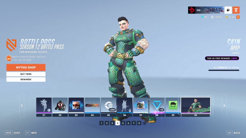 Apep Zarya skin (Image via esports.gg)