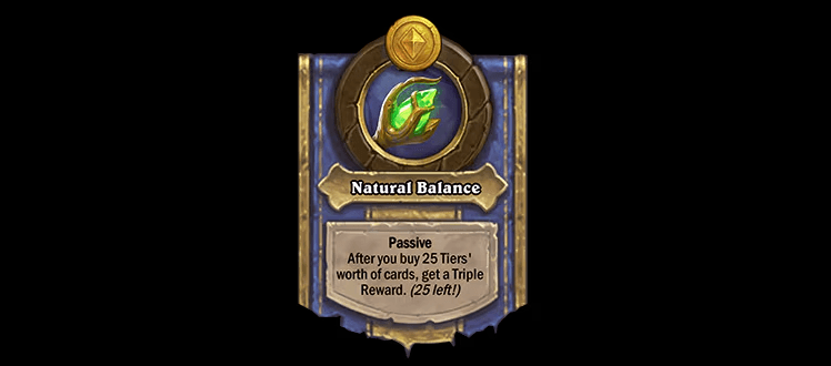 Natural Balance in Hearthstone Battlegrounds (Image via Blizzard Entertainment)