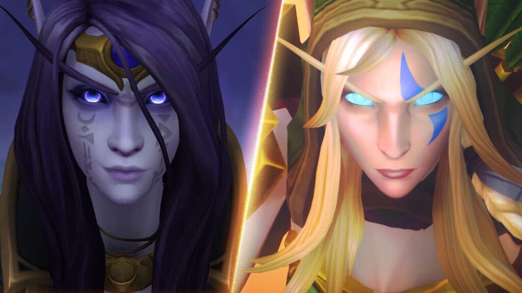 The theme of this WoW Variety Show is the Void versus the Light (Image via Blizzard Entertainment)