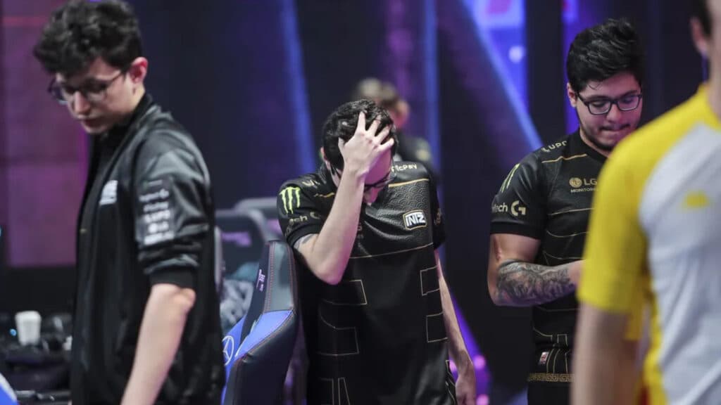 INTZ was eliminated by MAD Lions KOI (Image via Riot Games)