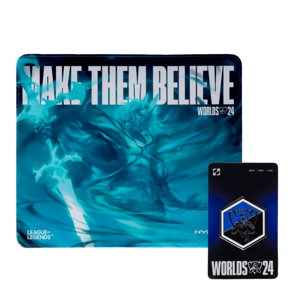Worlds 2024 HyperX Mousepad (Image via Riot Games)
