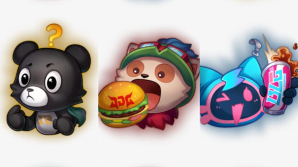 LPL's top-selling emotes (Image via esports.gg)