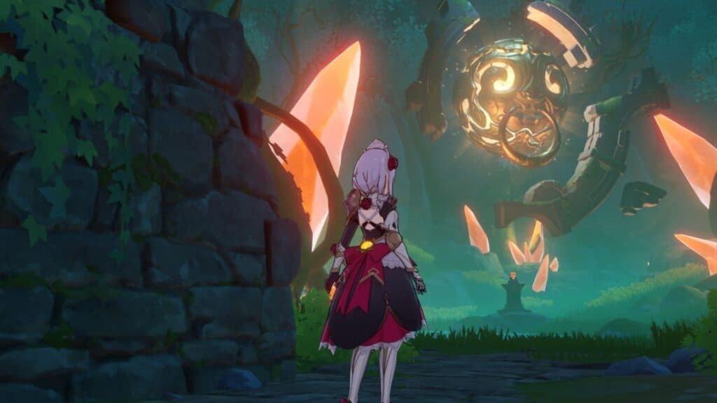 Noelle exploring Monstadt