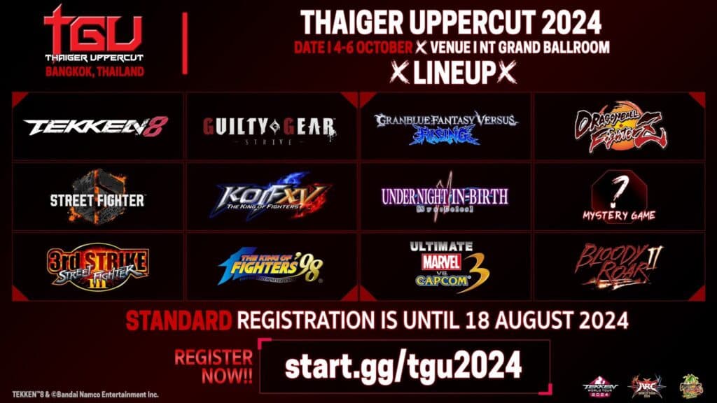 Games at TGU 2024  (image via @TGUteam on X)