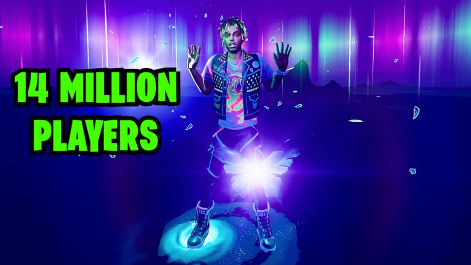 Fortnite player count hits a record 14.3M during Juice WRLD event cover image