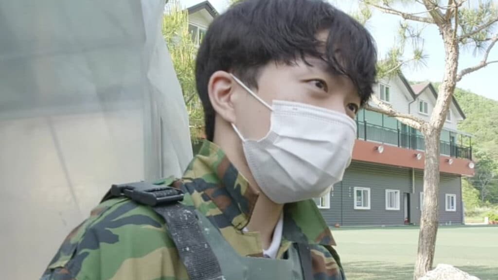 Keria during his military service (Image via X)