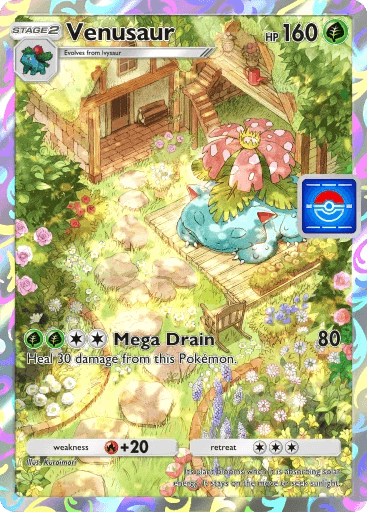Venusaur (Image via Pokémon TCG Pocket)