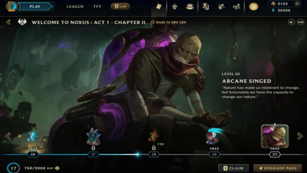 Example of a season pass (Image via Riot Games)