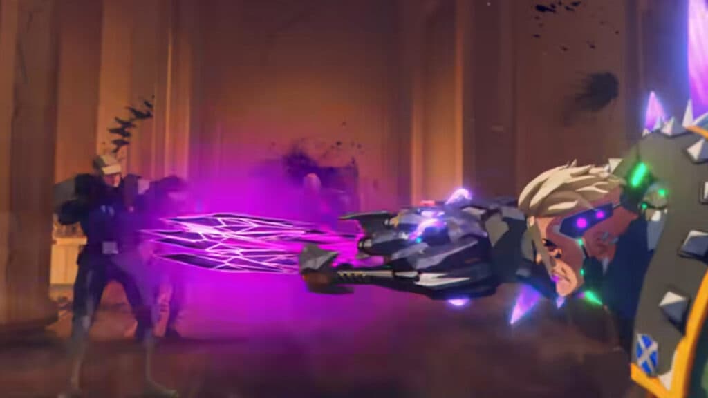 One of Hazard's attacks in Overwatch 2 (Image via Blizzard Entertainment)