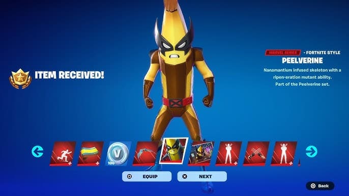 Peelverine skin (Image via Epic Games)