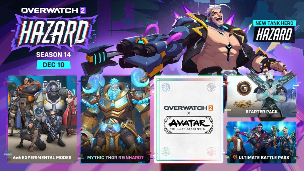 Overwatch 2 Season 14 roadmap (Image via Blizzard Entertainment)