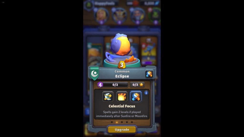 The Celestial Focus talent in Warcraft Rumble (Image via Blizzard Entertainment)