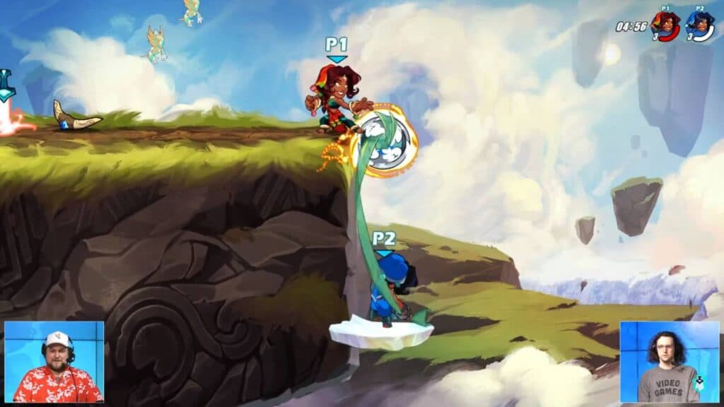 Priya’s Chakram N Sig offstage (image via Brawlhalla)
