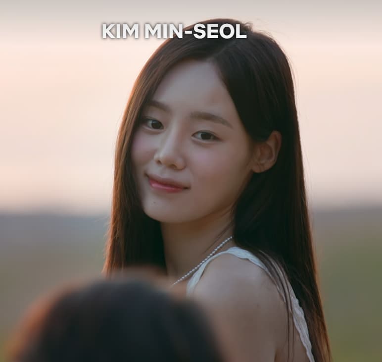 Kim Min-seol from Single's Inferno Season 4 (image via Netflix)
