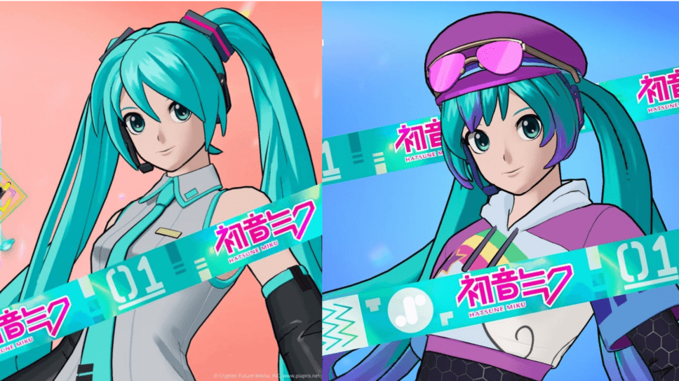 Miku Fortnite skins: First look at all cosmetics and more cover image