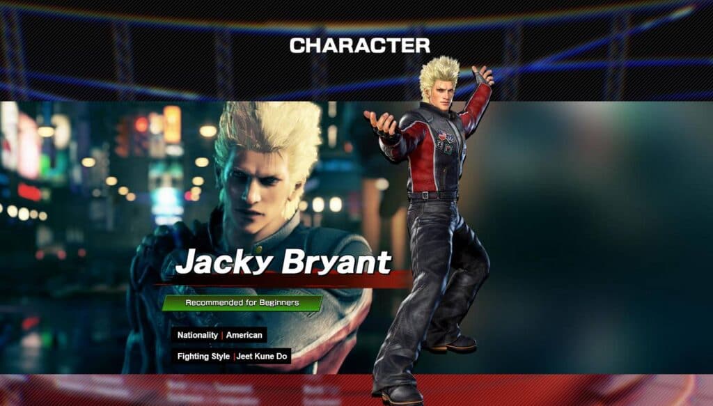 <strong>Jacky Bryant</strong> (image via SEGA)