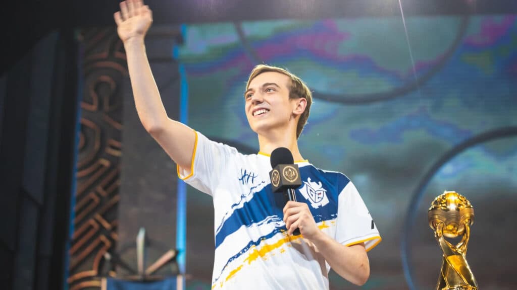 Caps was the MVP of the event (Image via Riot Games)