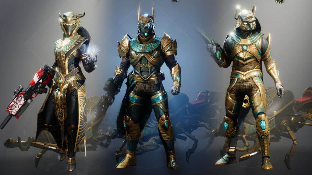 Flashy new armor for Trials (Image via Bungie and esports.gg)