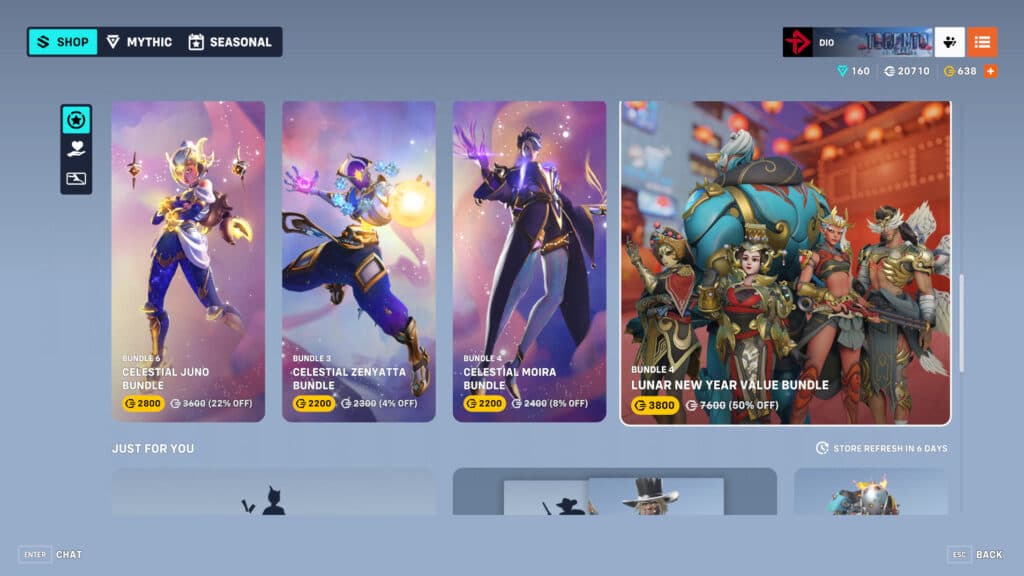 Another bundle featuring Overwatch 2 Lunar New Year skins (Image via esports.gg)