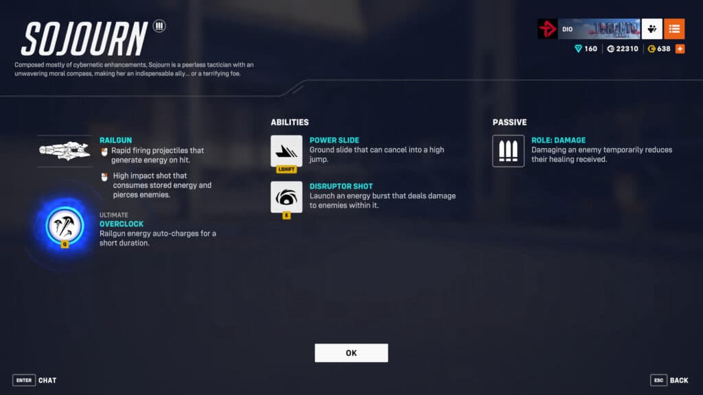 Railgun refers to Sojourn's primary fire (Image via esports.gg)