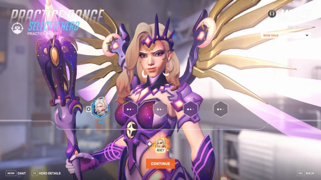 Cosmic Mercy skin (Image via esports.gg)