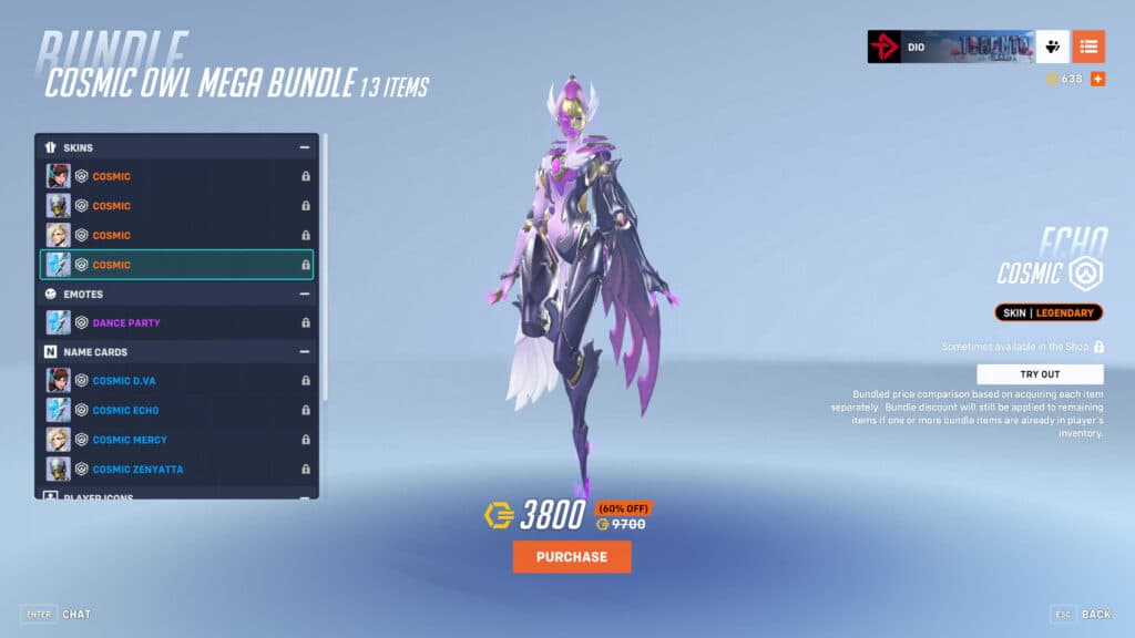 Cosmic Echo skin (Image via esports.gg)