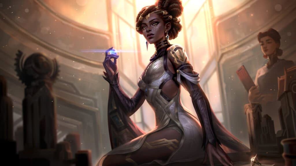 Arcane Councilor Mel skin (Image via Riot Games)