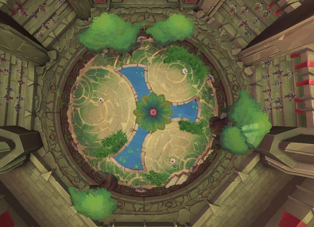 New Koi Pond map in LoL Arena (Image via Riot Games)