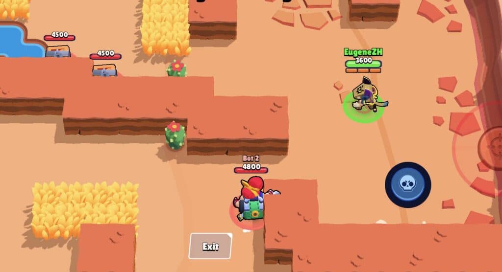 Brawl Stars Finx in a practice match (image via esports.gg)