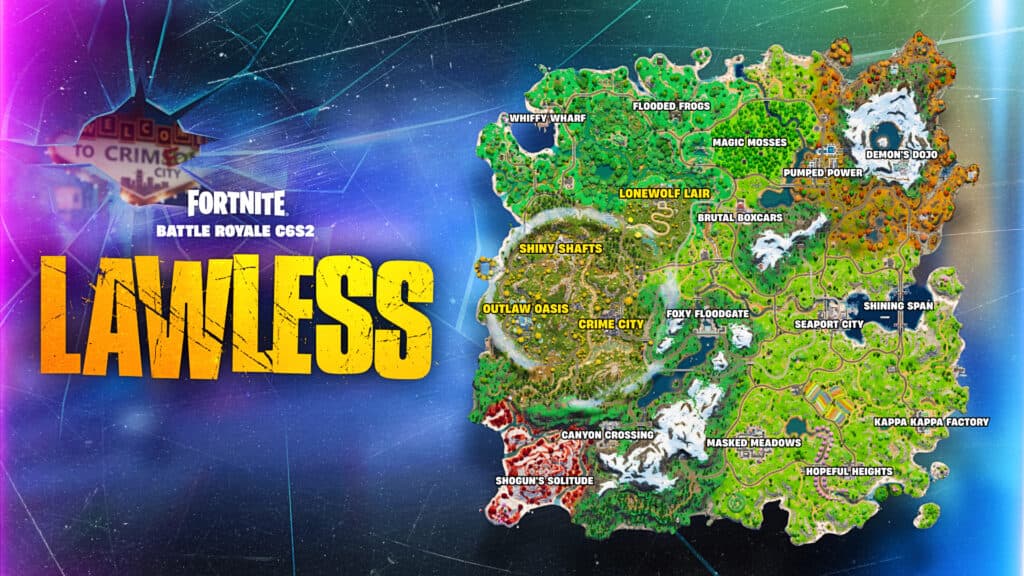 Fortnite Lawless map (Image via Epic Games)