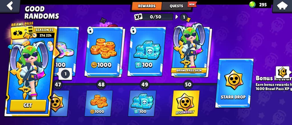 Melodie in the Brawl Pass Good Randoms (Image via esports.gg)