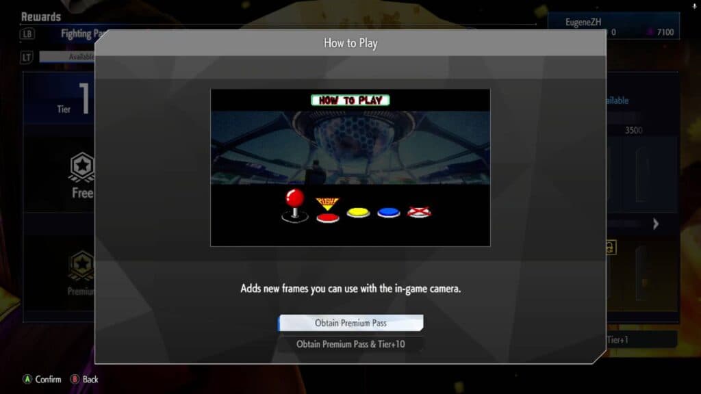 How to Play — an SF6 photo frame (image via esports.gg)