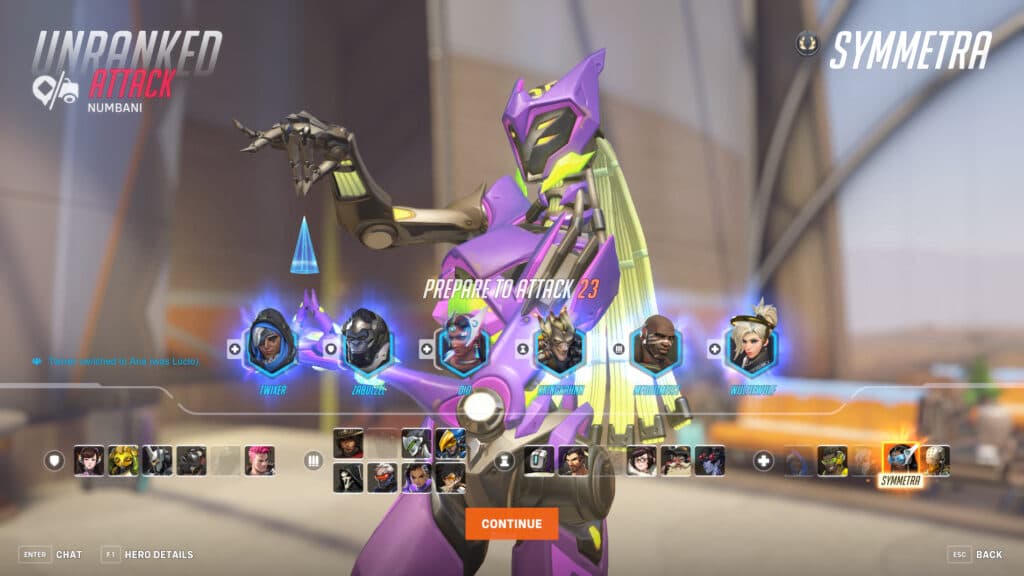 Overwatch Classic heroes screenshot (Image via esports.gg)