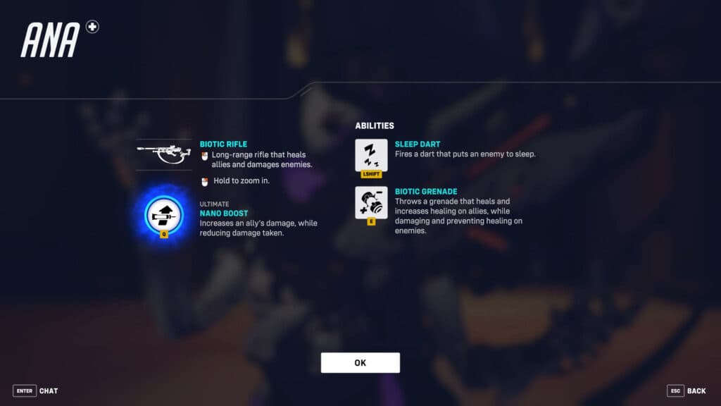 Overwatch Classic Moth Meta heroes and abilities (Image via esports.gg)
